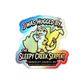 I Was Hugged By... THE SLEEPY CREEK SERPENT Holographic Die-cut Stickers