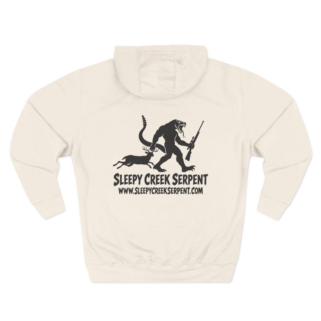 SLEEPY CREEK SERPENT RIFLE SEASON Three-Panel Fleece Hoodie