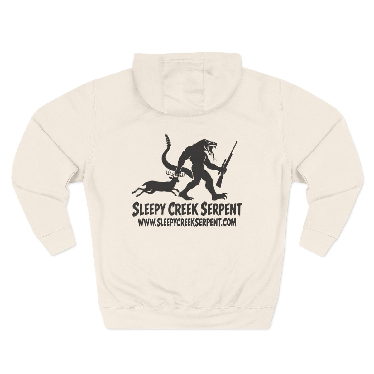 SLEEPY CREEK SERPENT RIFLE SEASON Three-Panel Fleece Hoodie