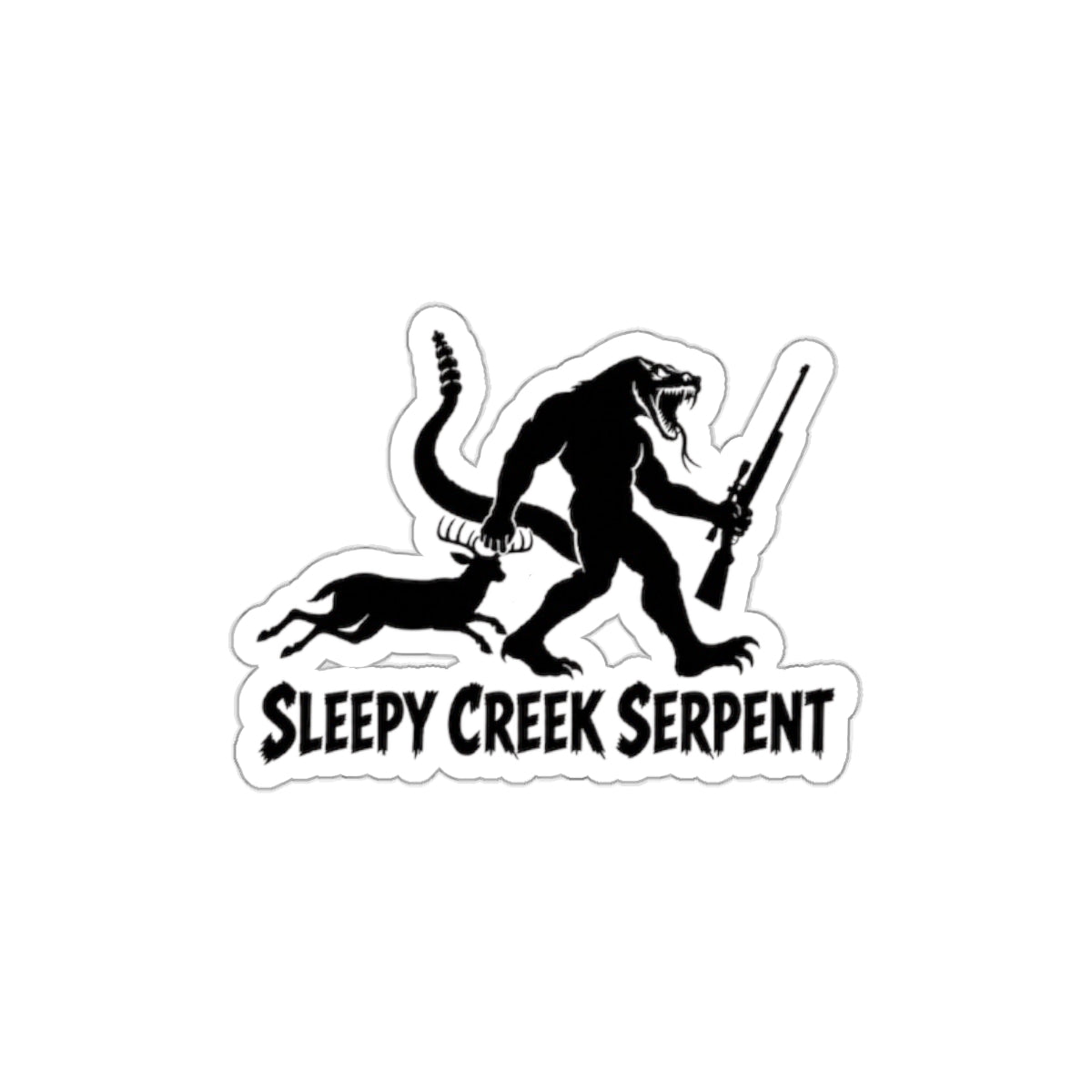 SLEEPY CREEK SERPENT RIFLE SEASON Die-Cut Stickers
