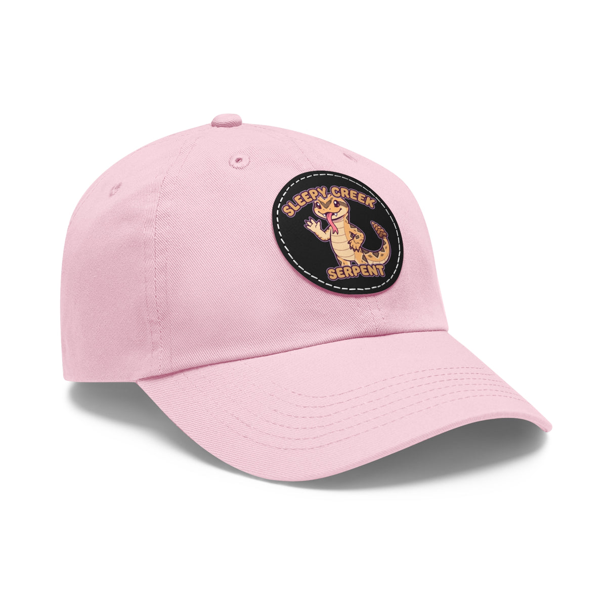SLEEPY CREEK SERPENT CUTE Hat with Leather Patch (Round)