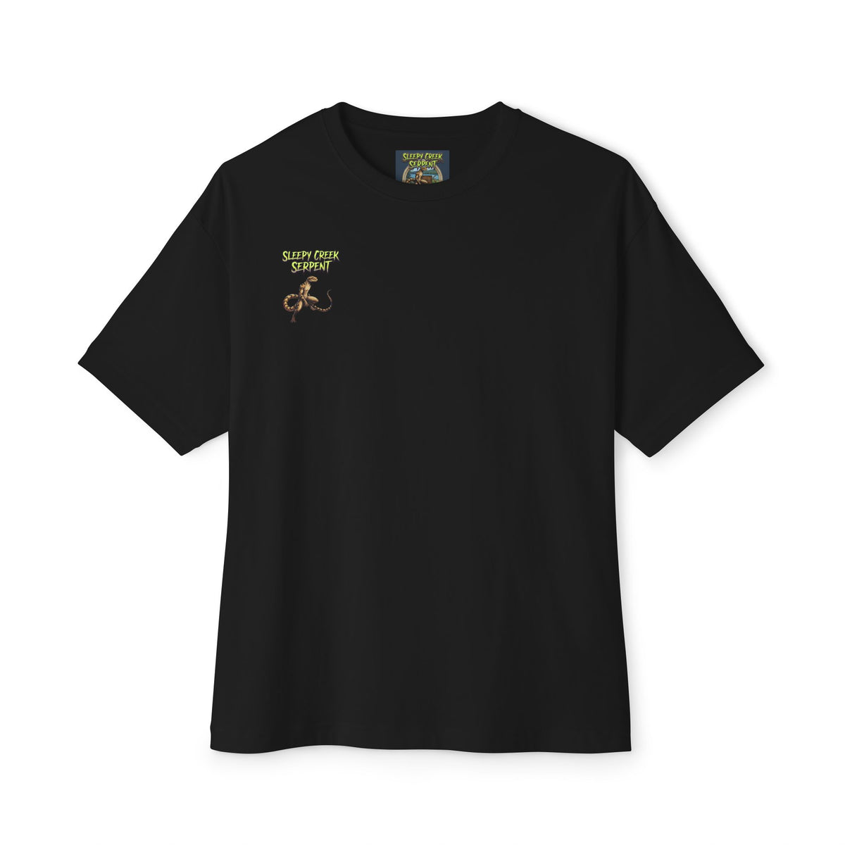SLEEPY CREEK SERPENT LAKE SIGN  Oversized Boxy Tee
