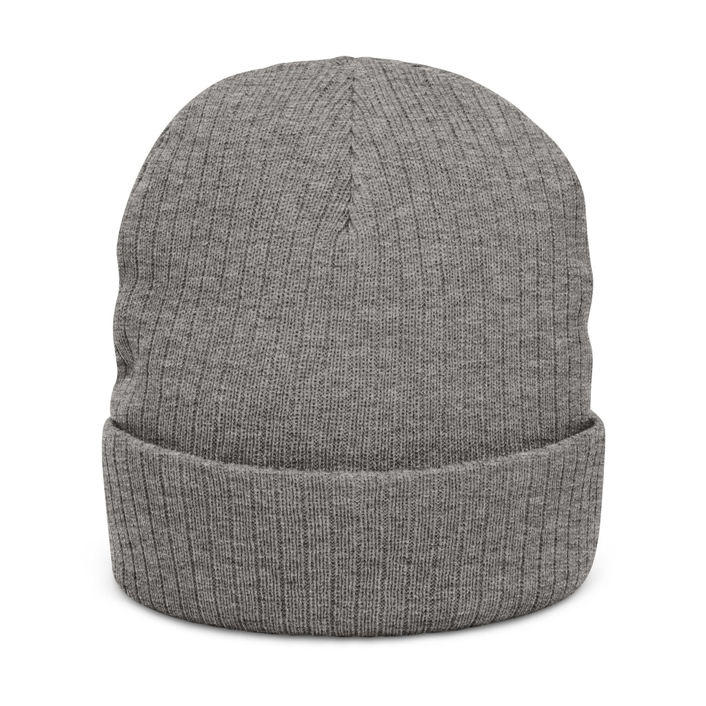 SLEEPY CREEK SERPENT LETTERING Ribbed Knit Beanie (Embroidery)
