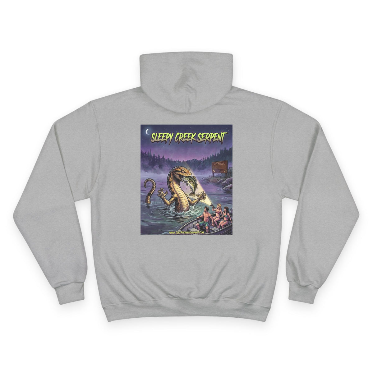 SLEEPY CREEK SERPENT LAKE NIGHT SURPRISE Champion Hoodie
