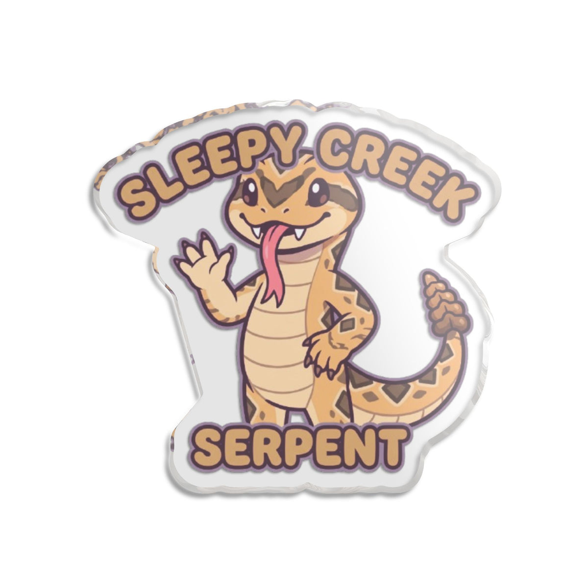SLEEPY CREEK SERPENT CUTE Custom Cut Statue