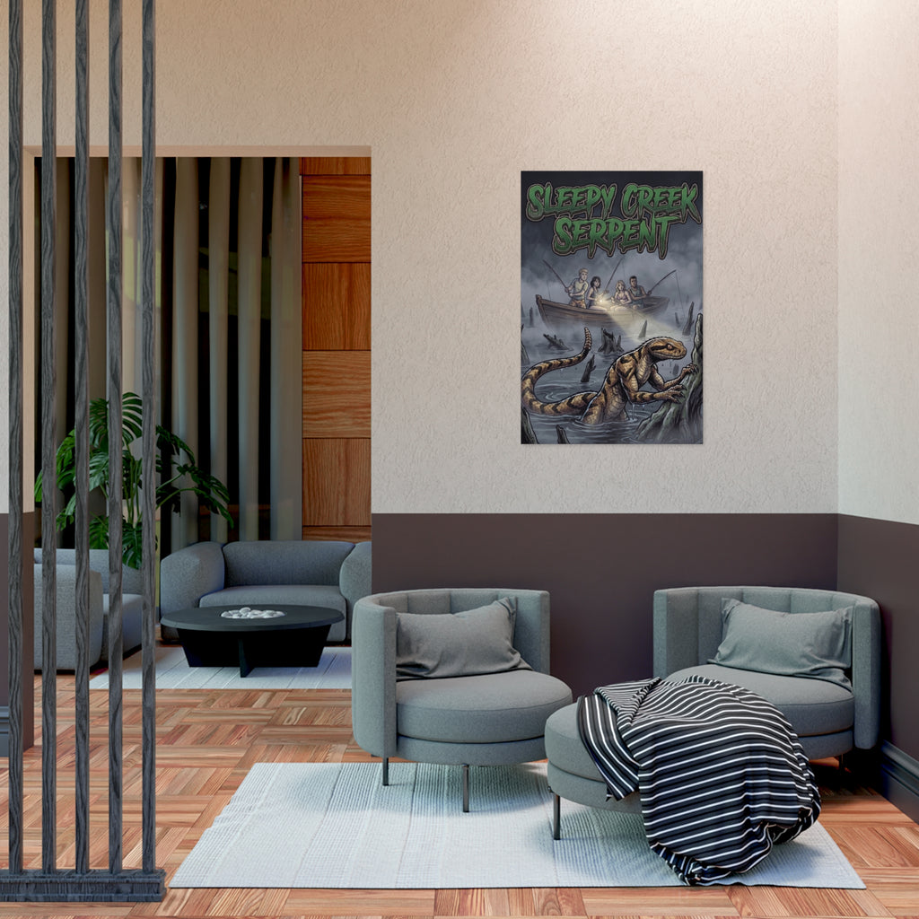 SLEEPY CREEK SERPENT LATE FISHING TRIP Uncoated Posters
