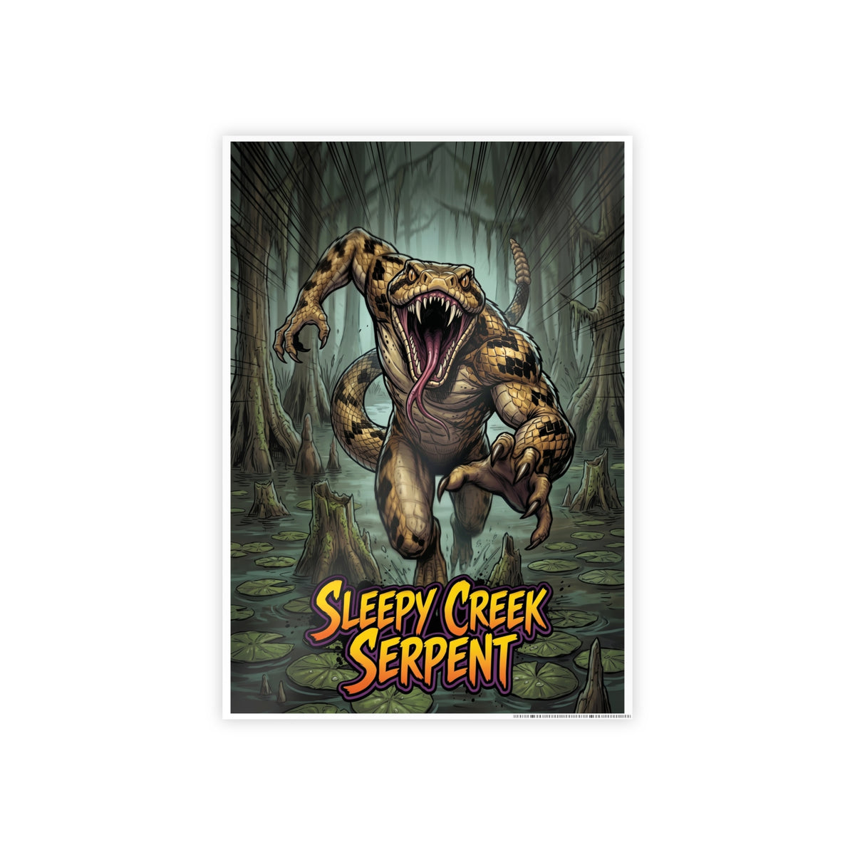 SLEEPY CREEK SERPENT NIGHT ATTACK Gloss Posters