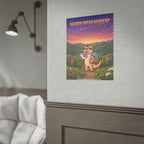 SLEEPY CREEK SERPENT CUTE BACKGROUND Rolled Posters