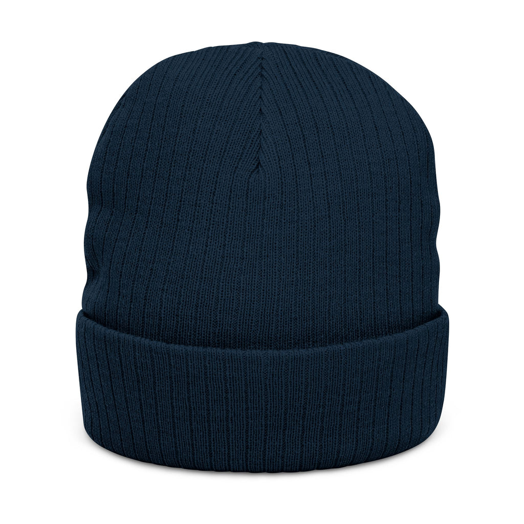 SLEEPY CREEK SERPENT LETTERING Ribbed Knit Beanie (Embroidery)