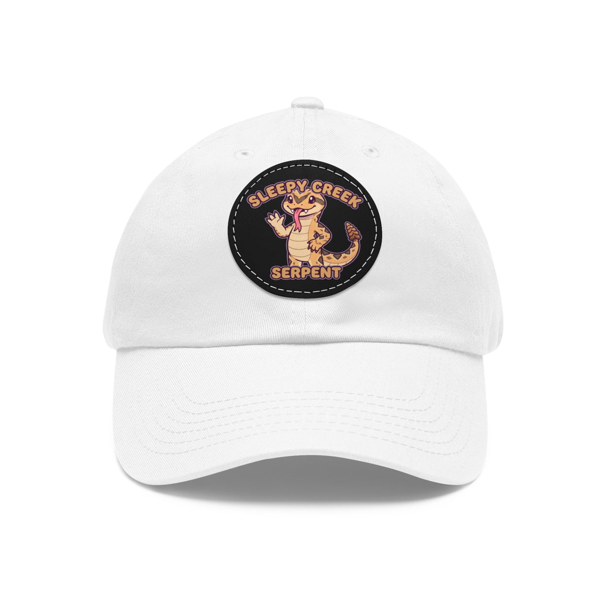 SLEEPY CREEK SERPENT CUTE Hat with Leather Patch (Round)