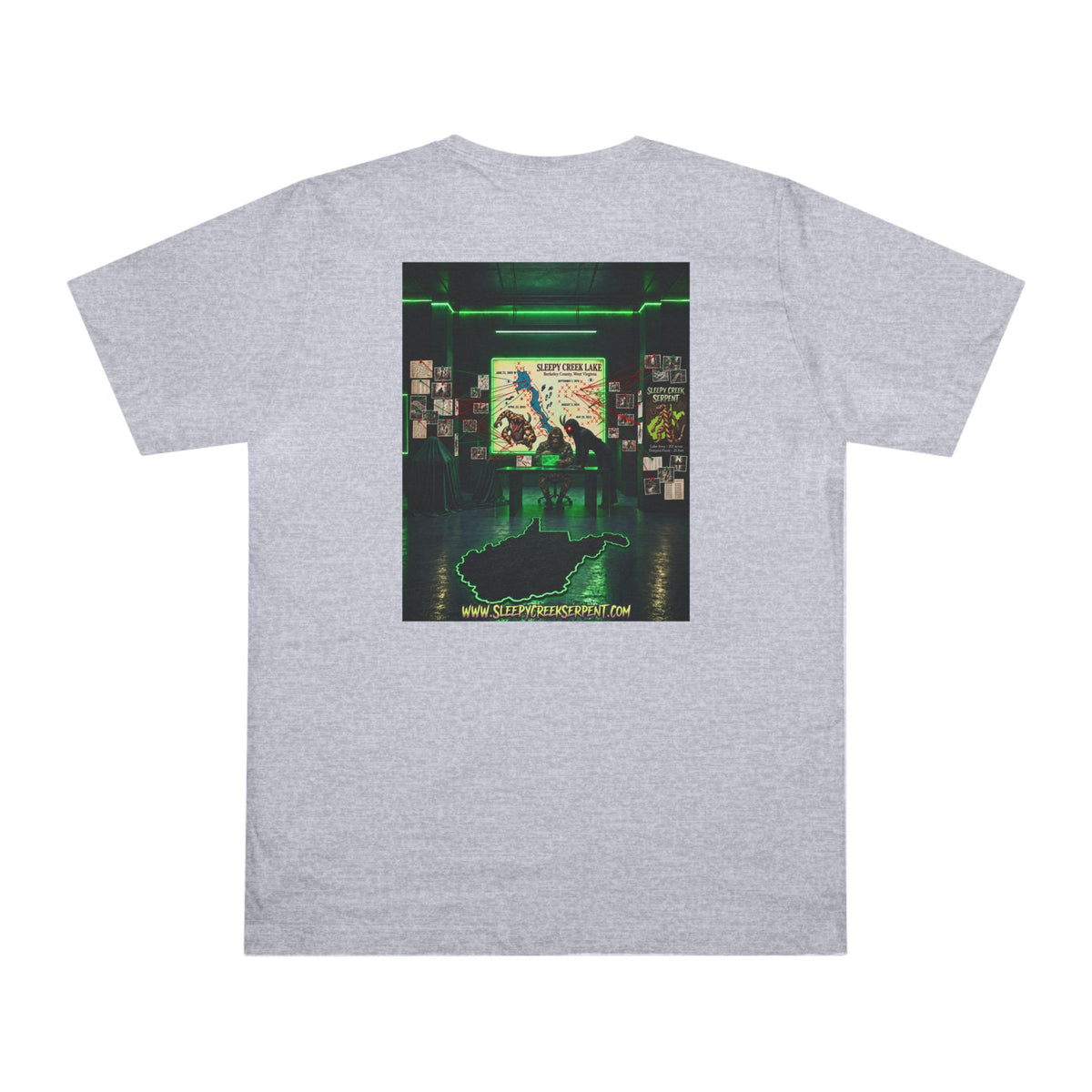 BEING HUNTED.... SLEEPY CREEK SERPENT Deluxe T-shirt