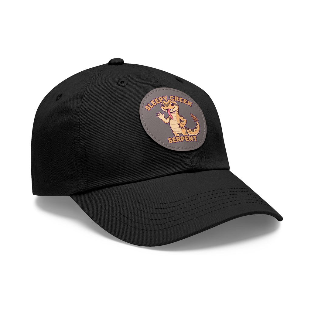 SLEEPY CREEK SERPENT CUTE Hat with Leather Patch (Round)