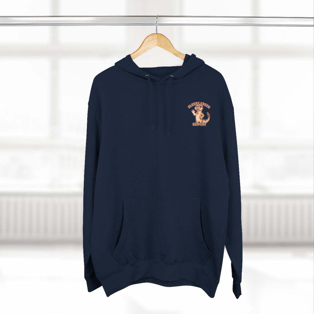 SLEEPY CREEK SERPENT CUTE Three-Panel Fleece Hoodie