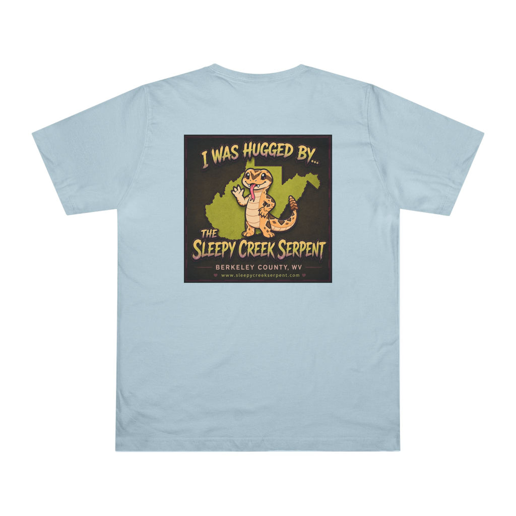 I Was Hugged By... SLEEPY CREEK SERPENT WV Deluxe T-shirt