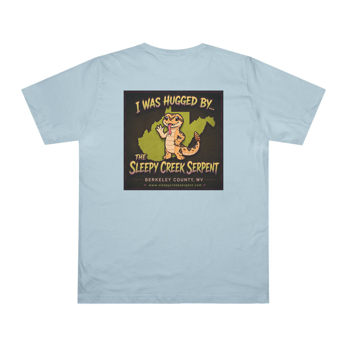 I Was Hugged By... SLEEPY CREEK SERPENT WV Deluxe T-shirt