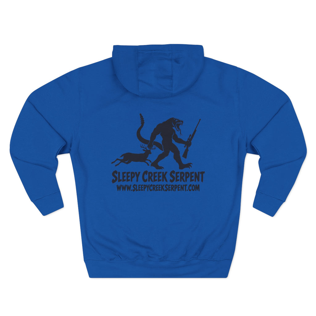 SLEEPY CREEK SERPENT RIFLE SEASON Three-Panel Fleece Hoodie