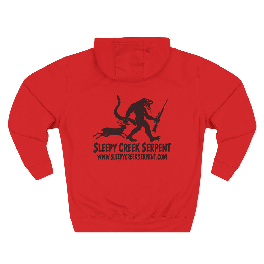 SLEEPY CREEK SERPENT RIFLE SEASON Three-Panel Fleece Hoodie