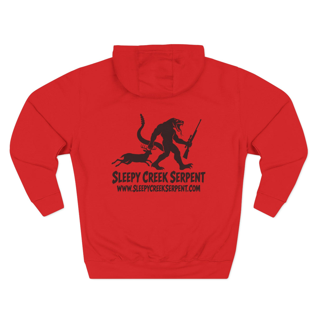 SLEEPY CREEK SERPENT RIFLE SEASON Three-Panel Fleece Hoodie