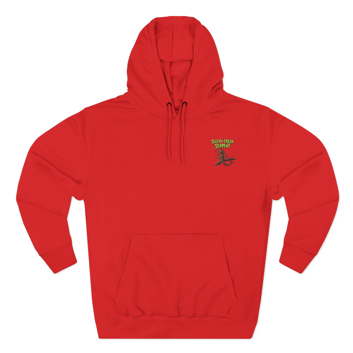SLEEPY CREEK SERPENT OVERLOOK Three-Panel Fleece Hoodie