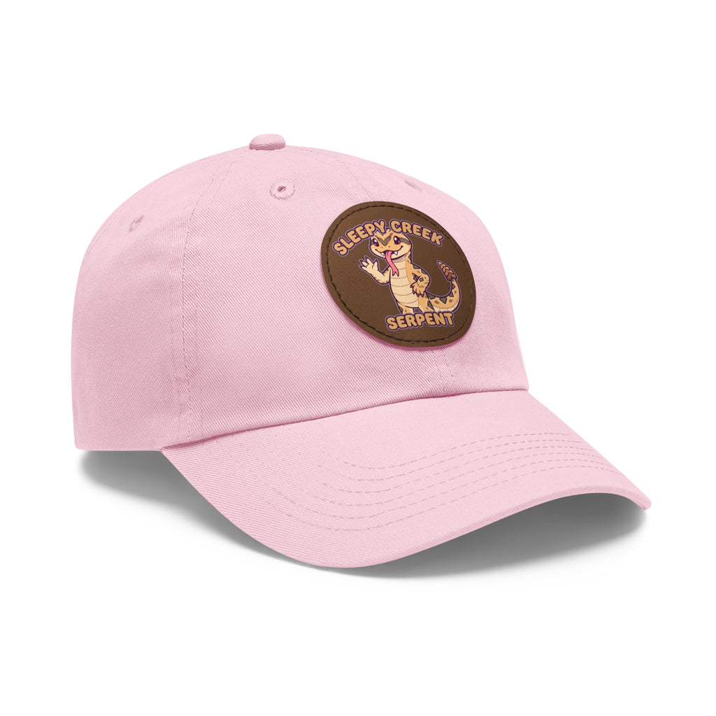 SLEEPY CREEK SERPENT CUTE Hat with Leather Patch (Round)
