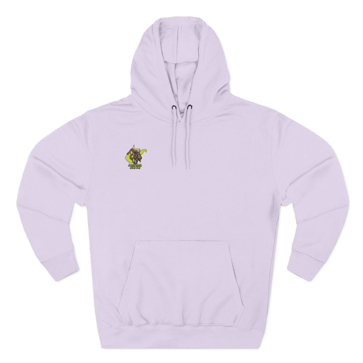 I Was Bit By.... SLEEPY CREEK SERPENT WV Three-Panel Fleece Hoodie