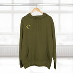 I Was Bit By.... SLEEPY CREEK SERPENT WV Three-Panel Fleece Hoodie