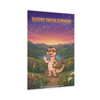 SLEEPY CREEK SERPENT CUTE BACKGROUND Rolled Posters