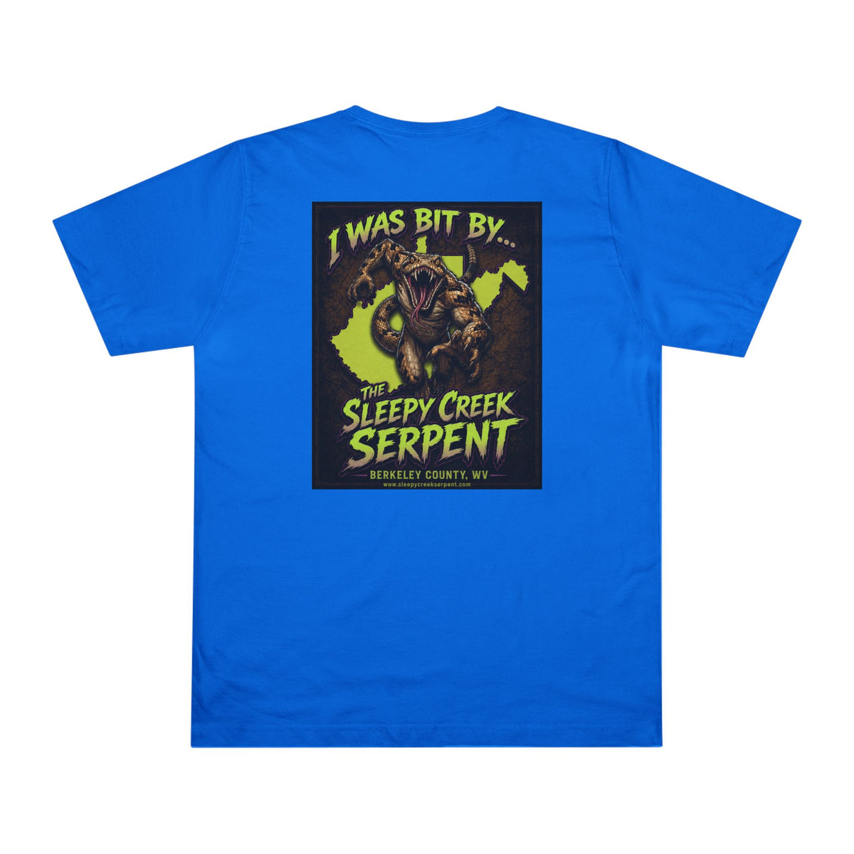 I Was Bit By... SLEEPY CREEK SERPENT WV Deluxe T-shirt