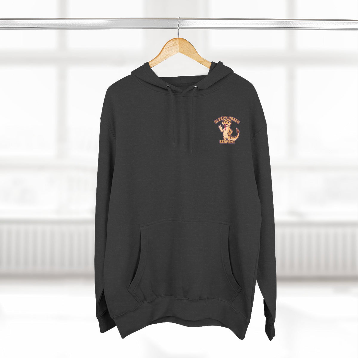 SLEEPY CREEK SERPENT CUTE Three-Panel Fleece Hoodie
