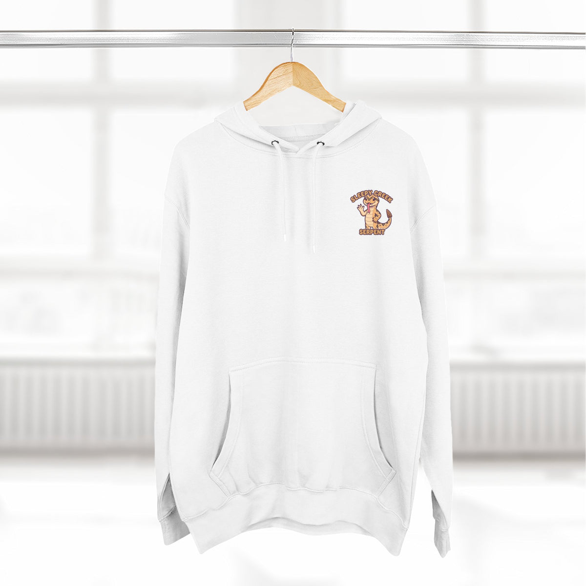 SLEEPY CREEK SERPENT CUTE Three-Panel Fleece Hoodie