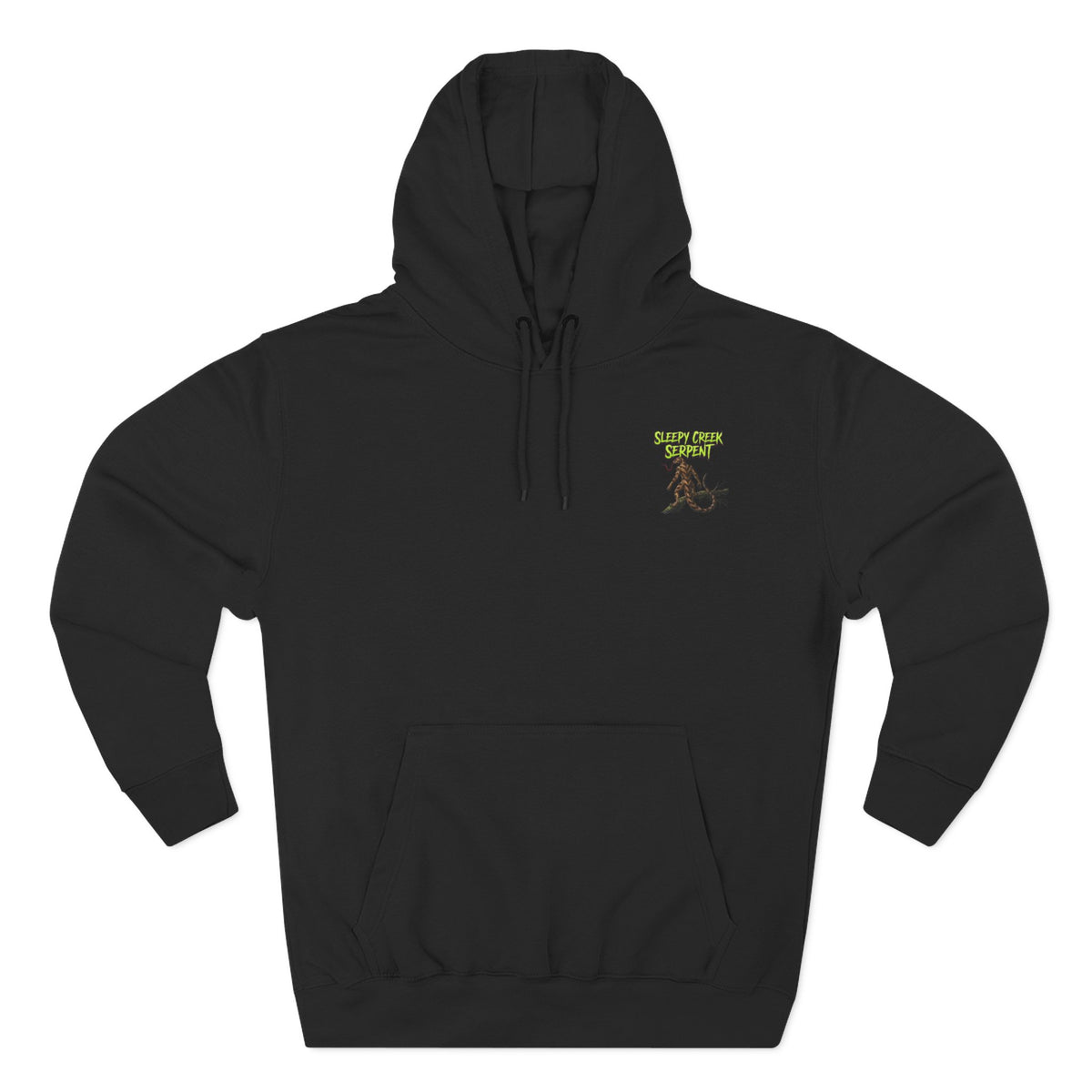 SLEEPY CREEK SERPENT OVERLOOK Three-Panel Fleece Hoodie