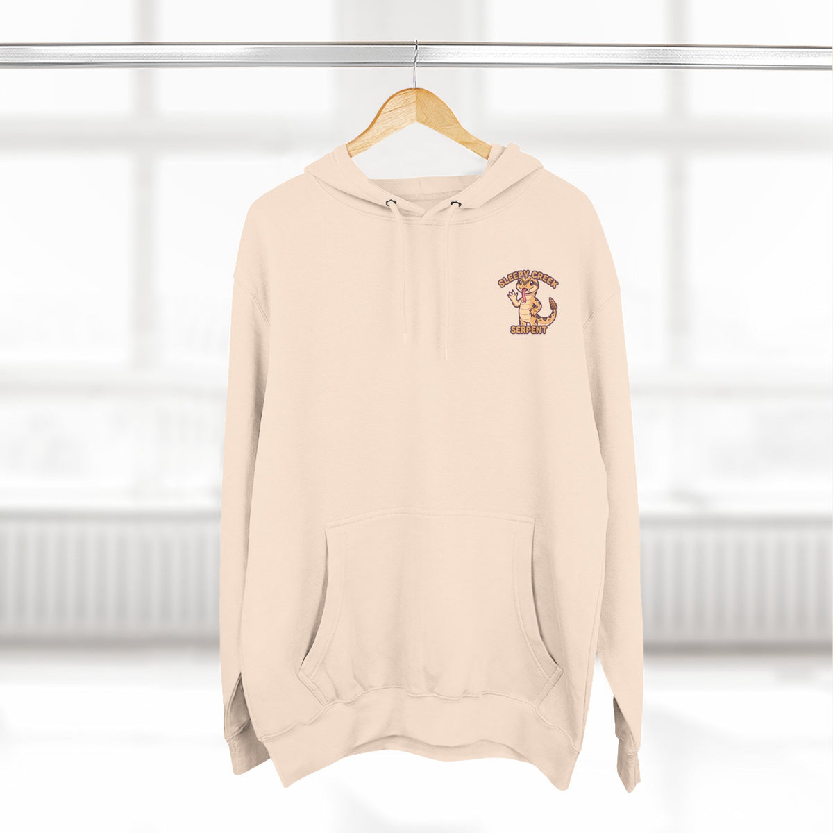 SLEEPY CREEK SERPENT CUTE Three-Panel Fleece Hoodie