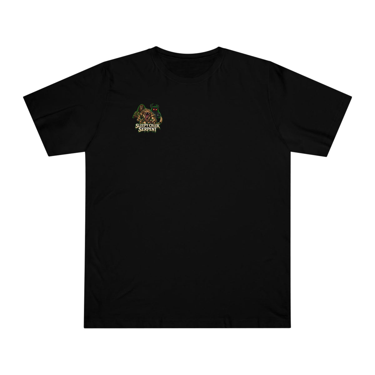 BEING HUNTED.... SLEEPY CREEK SERPENT Deluxe T-shirt