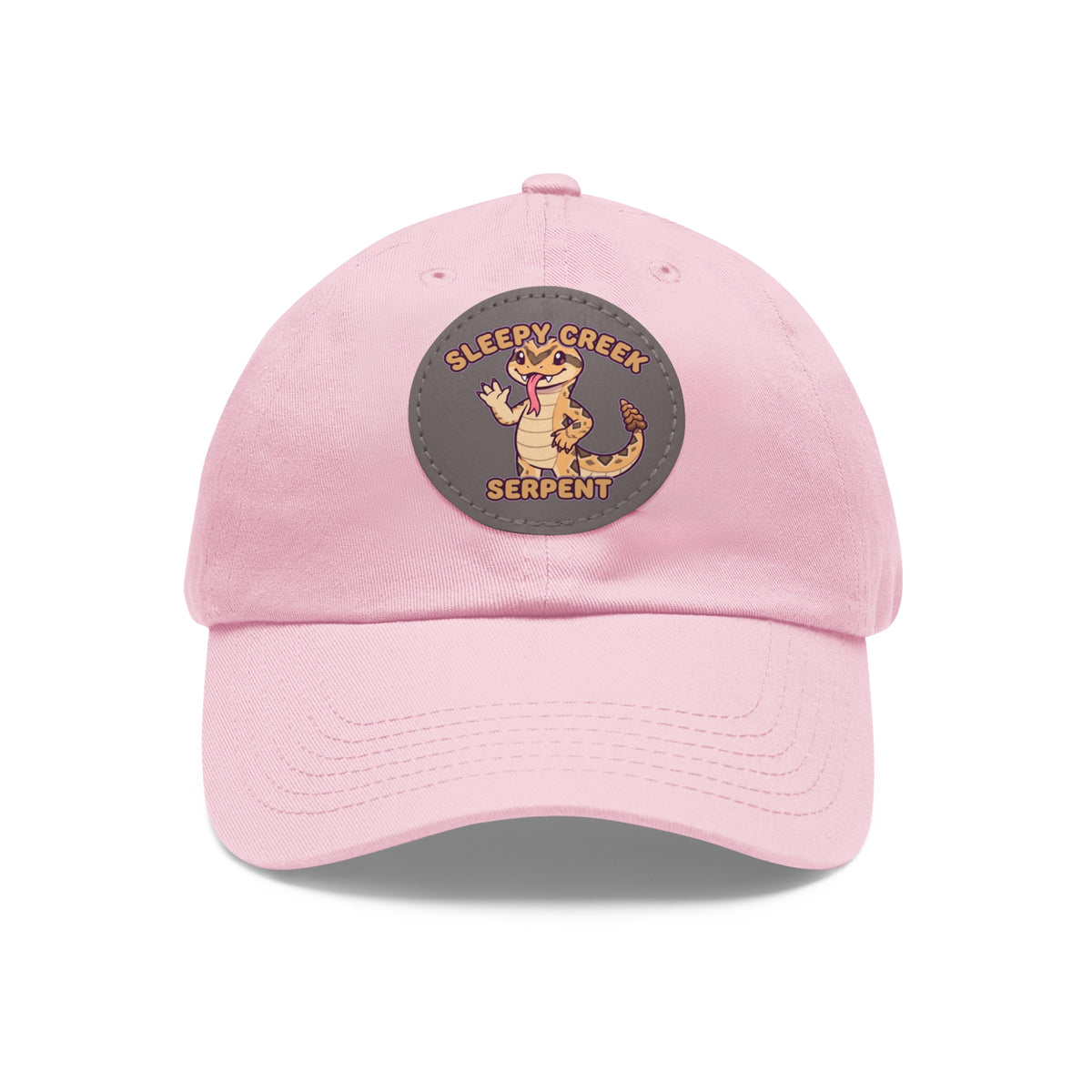 SLEEPY CREEK SERPENT CUTE Hat with Leather Patch (Round)
