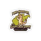 I Was Hugged By... The Sleepy Creek Serpent CUTE Die-Cut Stickers