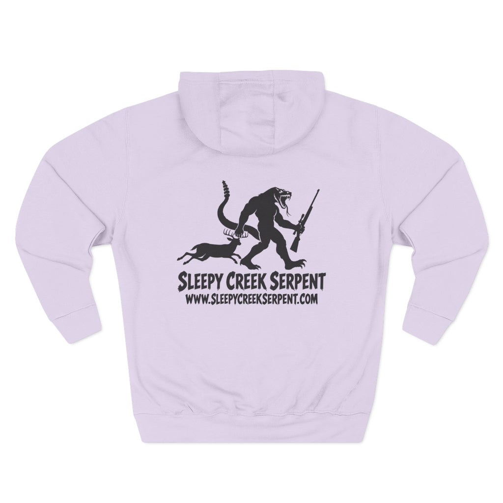 SLEEPY CREEK SERPENT RIFLE SEASON Three-Panel Fleece Hoodie