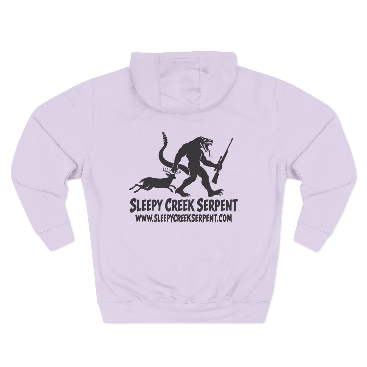 SLEEPY CREEK SERPENT RIFLE SEASON Three-Panel Fleece Hoodie