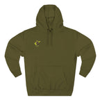 I Was Bit By.... SLEEPY CREEK SERPENT WV Three-Panel Fleece Hoodie