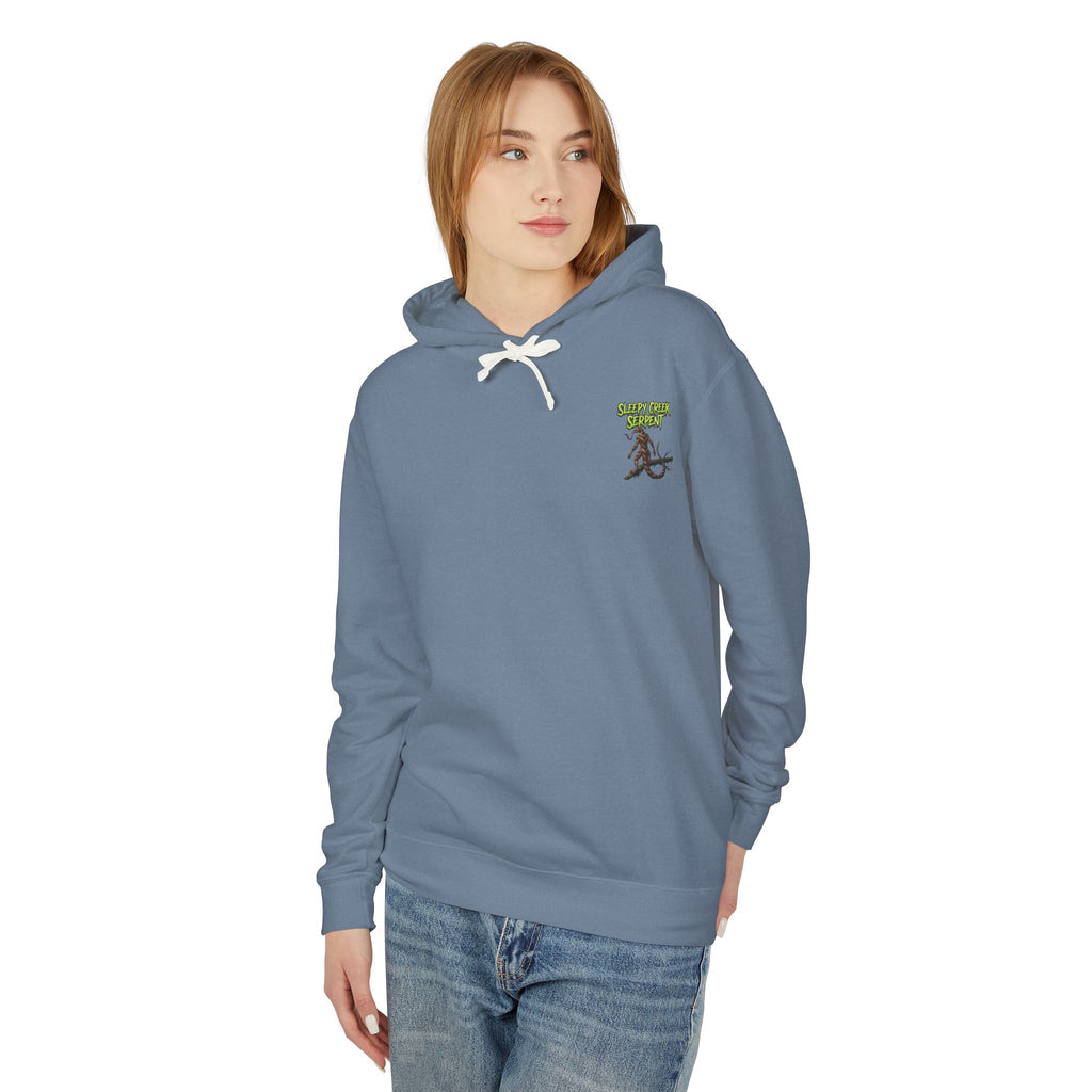SLEEPY CREEK SERPENT LAKE SIGN  Lightweight Hooded Sweatshirt
