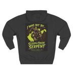 I Was Bit By.... SLEEPY CREEK SERPENT WV Three-Panel Fleece Hoodie