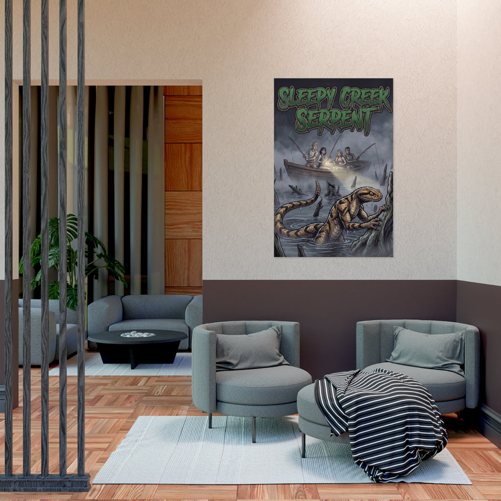 SLEEPY CREEK SERPENT LATE FISHING TRIP Uncoated Posters