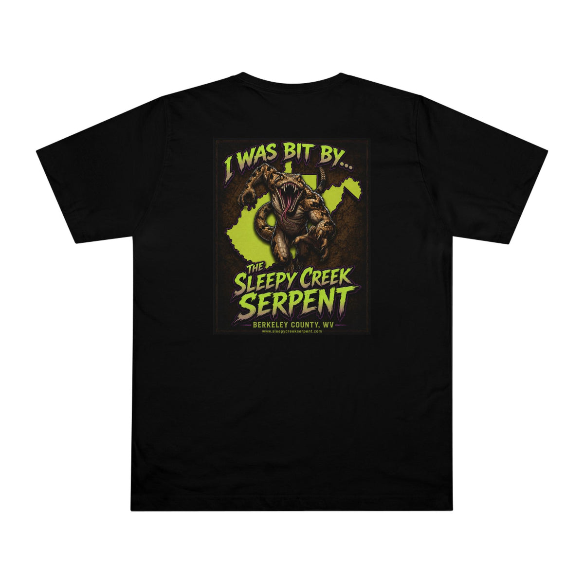 I Was Bit By... SLEEPY CREEK SERPENT WV Deluxe T-shirt