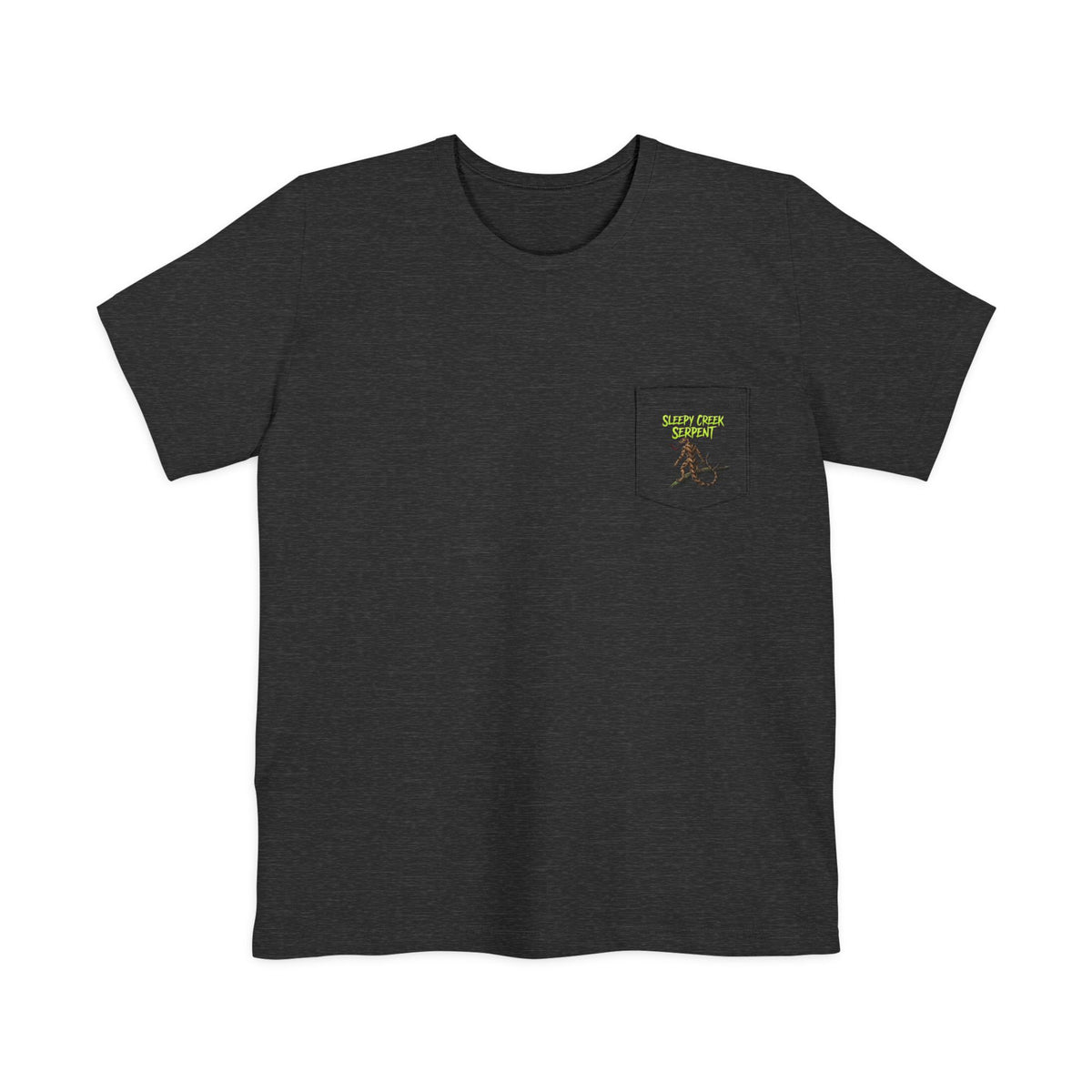 SLEEPY CREEK SERPENT LAKE SIGN  Pocket T-shirt