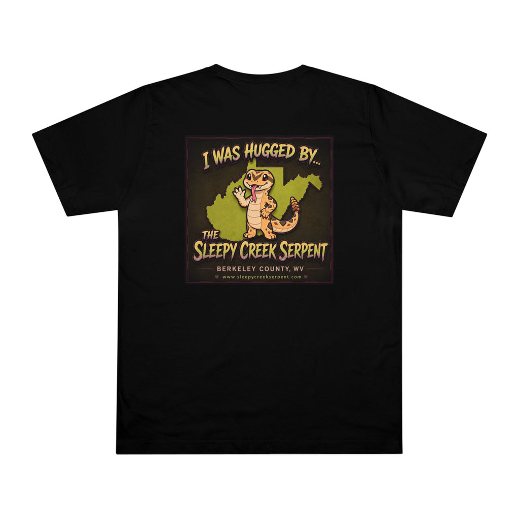 I Was Hugged By... SLEEPY CREEK SERPENT WV Deluxe T-shirt
