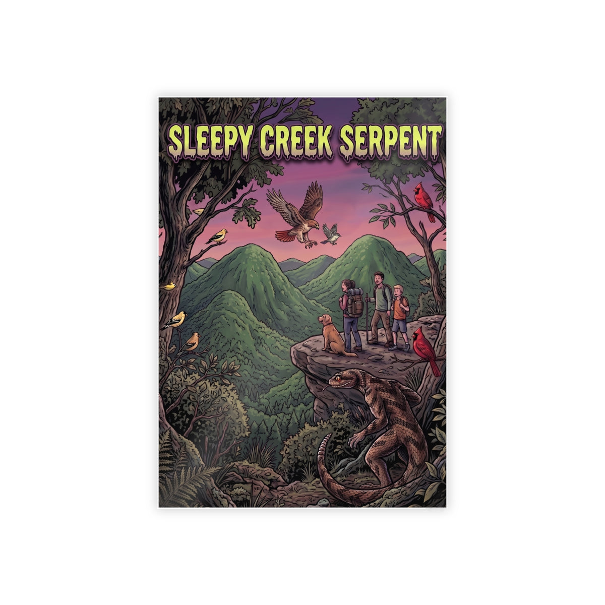 SLEEPY CREEK SERPENT OVERLOOK Gloss Posters