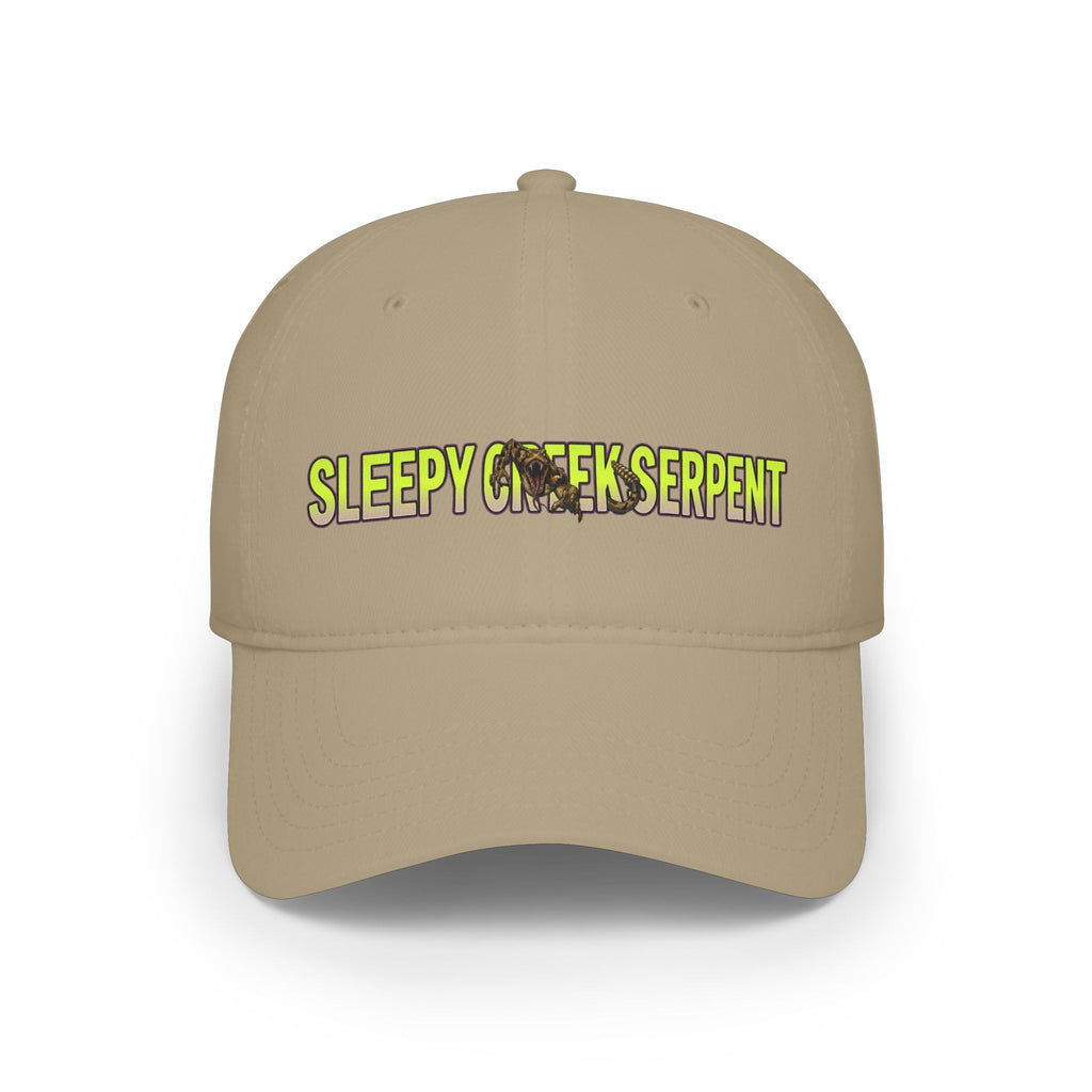 SLEEPY CREEK SERPENT LETTERING Low Profile Baseball Cap