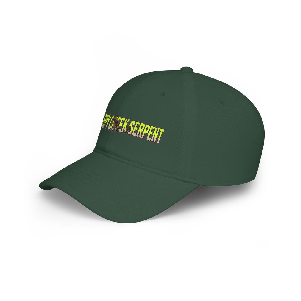 SLEEPY CREEK SERPENT LETTERING Low Profile Baseball Cap