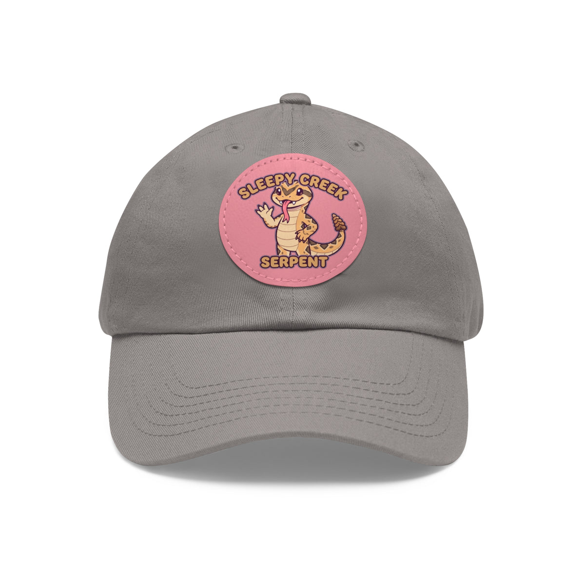 SLEEPY CREEK SERPENT CUTE Hat with Leather Patch (Round)