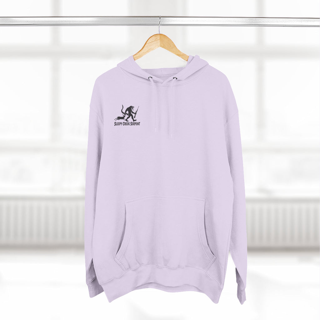 SLEEPY CREEK SERPENT RIFLE SEASON Three-Panel Fleece Hoodie