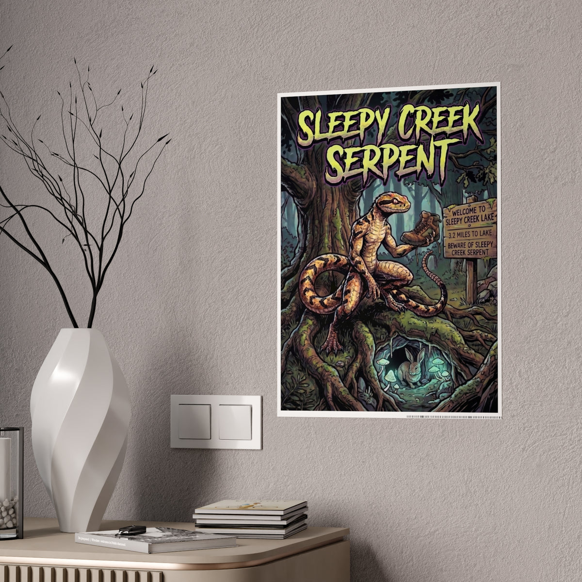 SLEEPY CREEK SERPENT HIKERS NIGHTMARE Gloss Posters